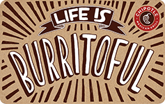 Chipotle gift card