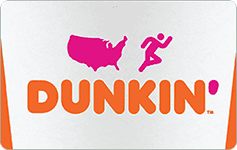 Dunkin' Donuts gift card
