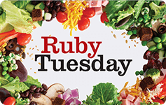 Ruby Tuesday gift card